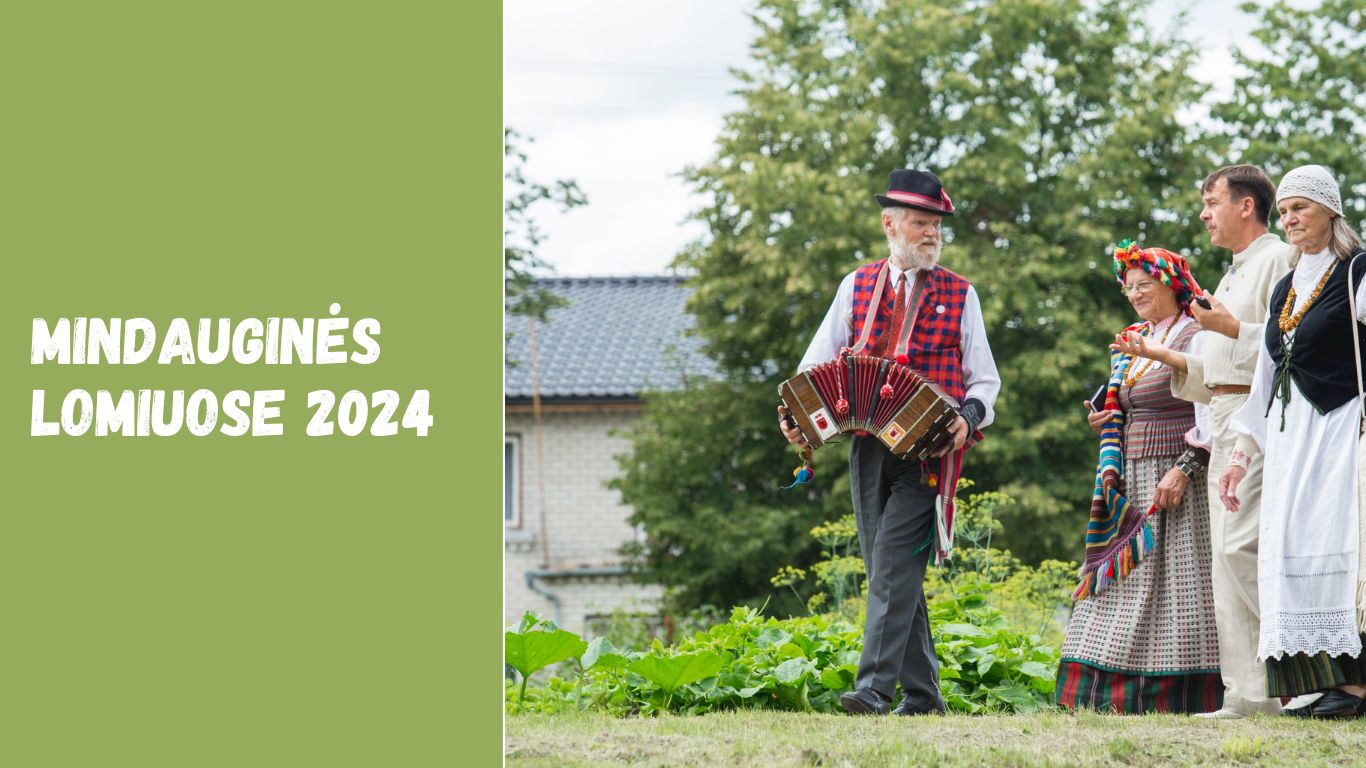 mindauginės lomiuose 2024