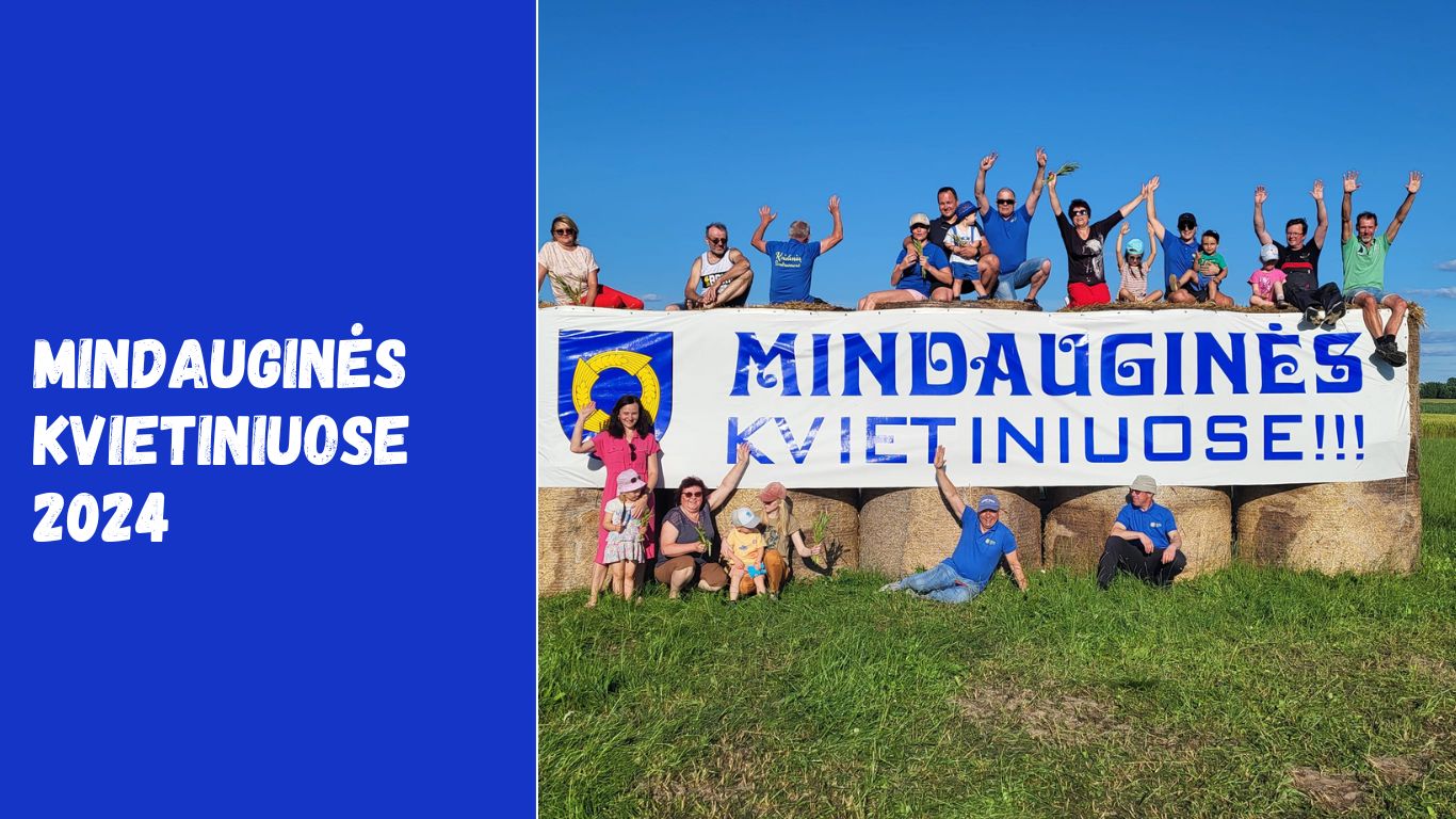 mindauginės kvietiniuose 2024