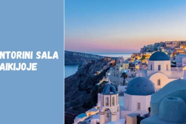 santorini sala graikijoje