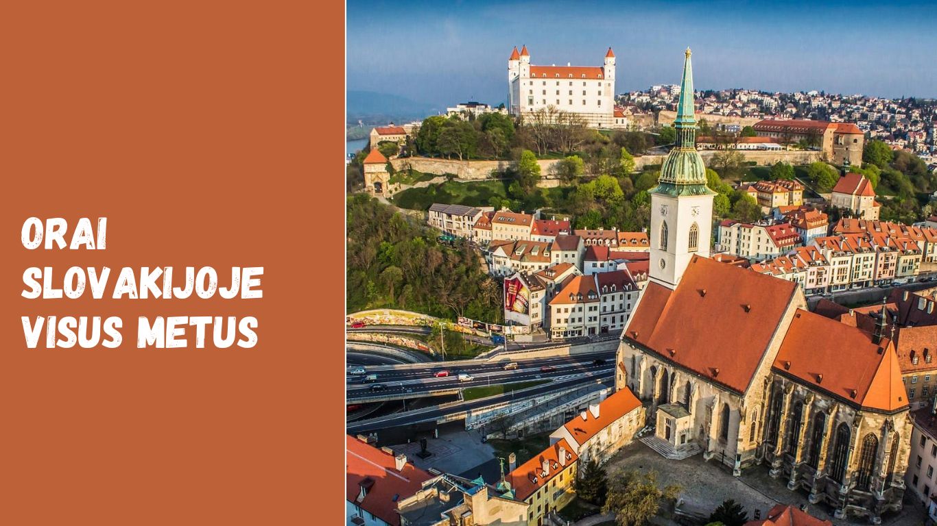 orai slovakijoje visus metus