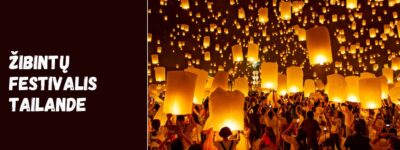 Žibintų Festivalis Tailande: Loy Krathong ir Yi Peng