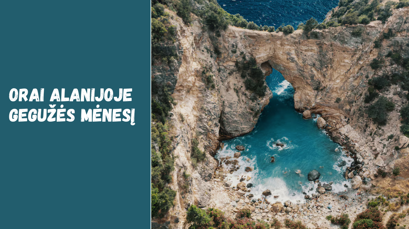 Orai Alanijoje gegužės mėnesį
