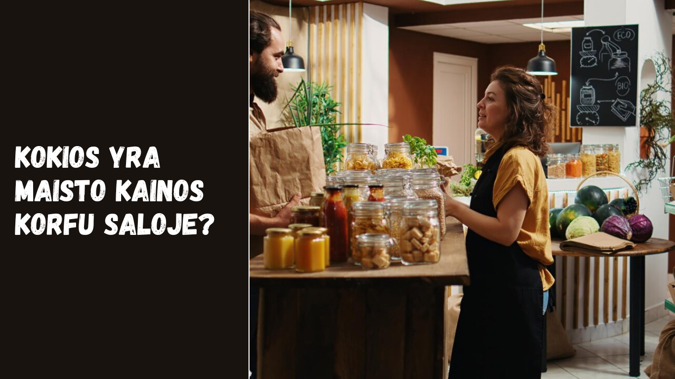 Kokios yra maisto kainos Korfu saloje?