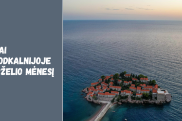 Orai Juodkalnijoje birželio mėnesį