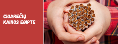 Cigarečių kainos Egipte: kiek mokėsi keliaudamas?