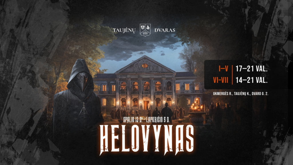 Helovyno parkai ir renginiai Lietuvoje 2025
