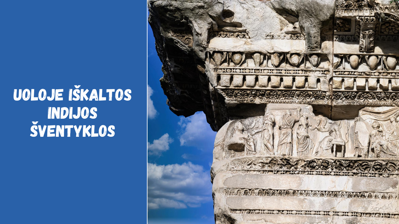 Uoloje iškaltos Indijos šventyklos