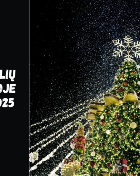 Kalėdinių eglių įžiebimai visoje Lietuvoje 2025