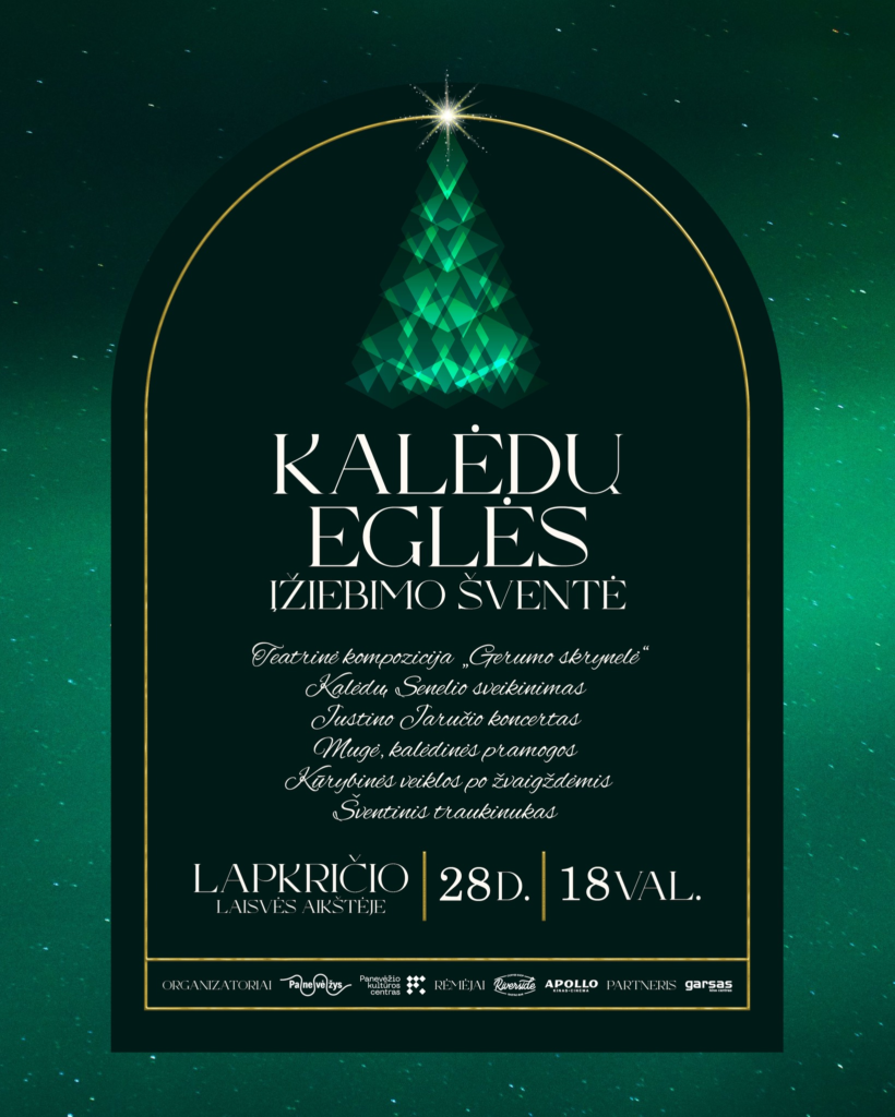 Ką veikti per Kalėdas Panevėžyje? 2025 m. šventinių renginių apžvalga