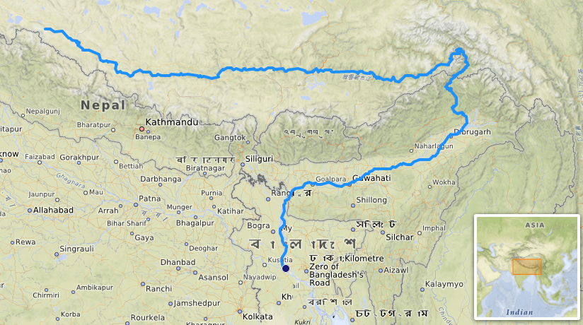 Svarbiausios Indijos upės: Gangas, Brahmaputra ir jų dvasinė reikšmė