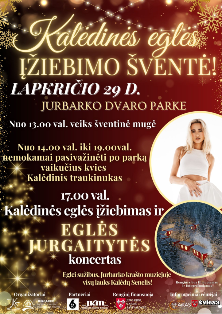 Kalėdinių eglių įžiebimai visoje Lietuvoje 2025: renginių datos ir vietos