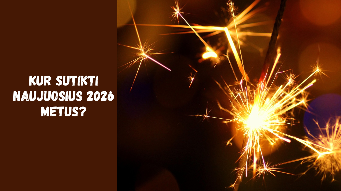 Kur sutikti naujuosius 2026 metus?