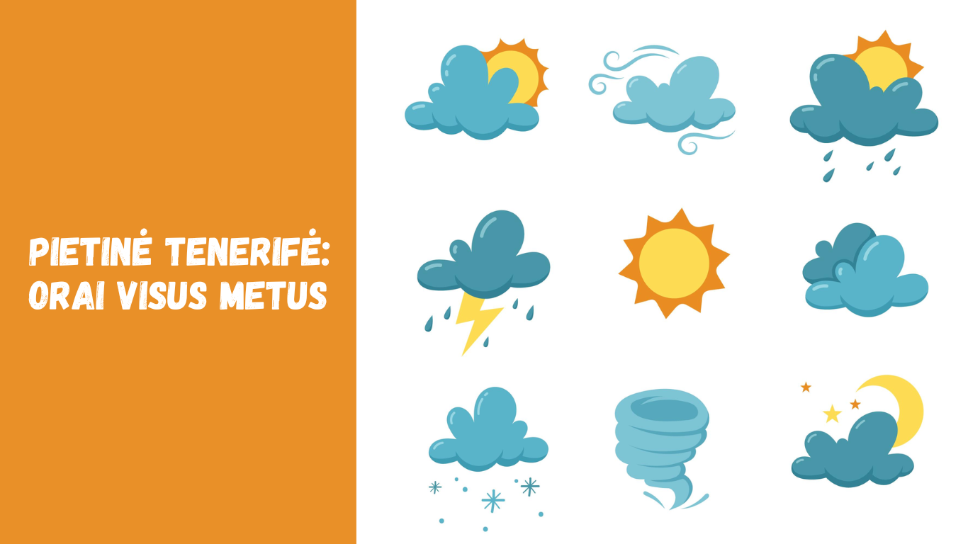 Pietinė Tenerifė: orai visus metus ir kada geriausia keliauti