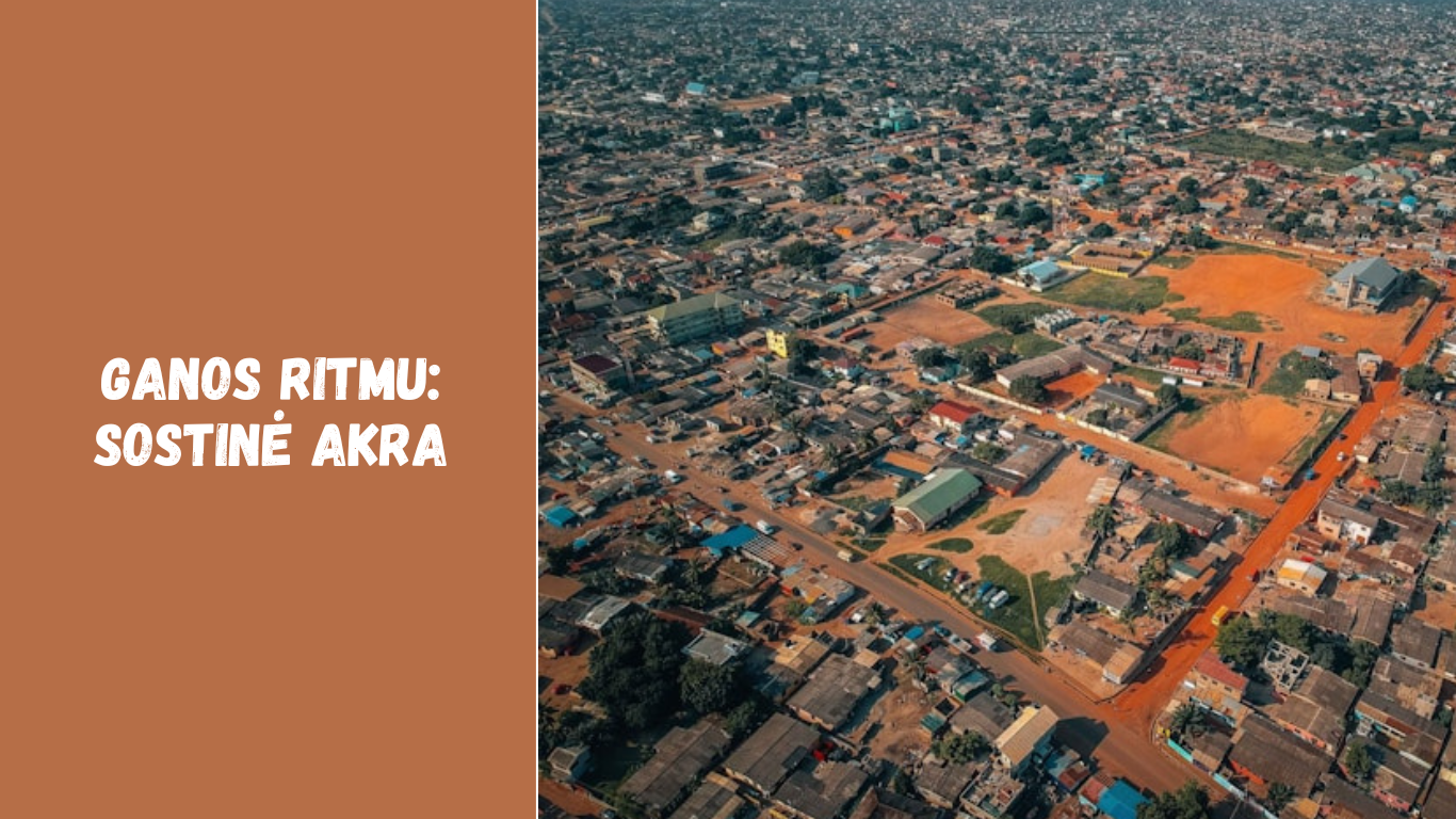 Ganos ritmu: sostinė Akra, vietinė valiuta ir kultūrinė mozaika