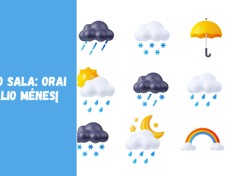 Rodo sala: orai spalio mėnesį