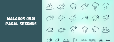 Malagos orai pagal sezonus: švelnus Viduržemio klimatas