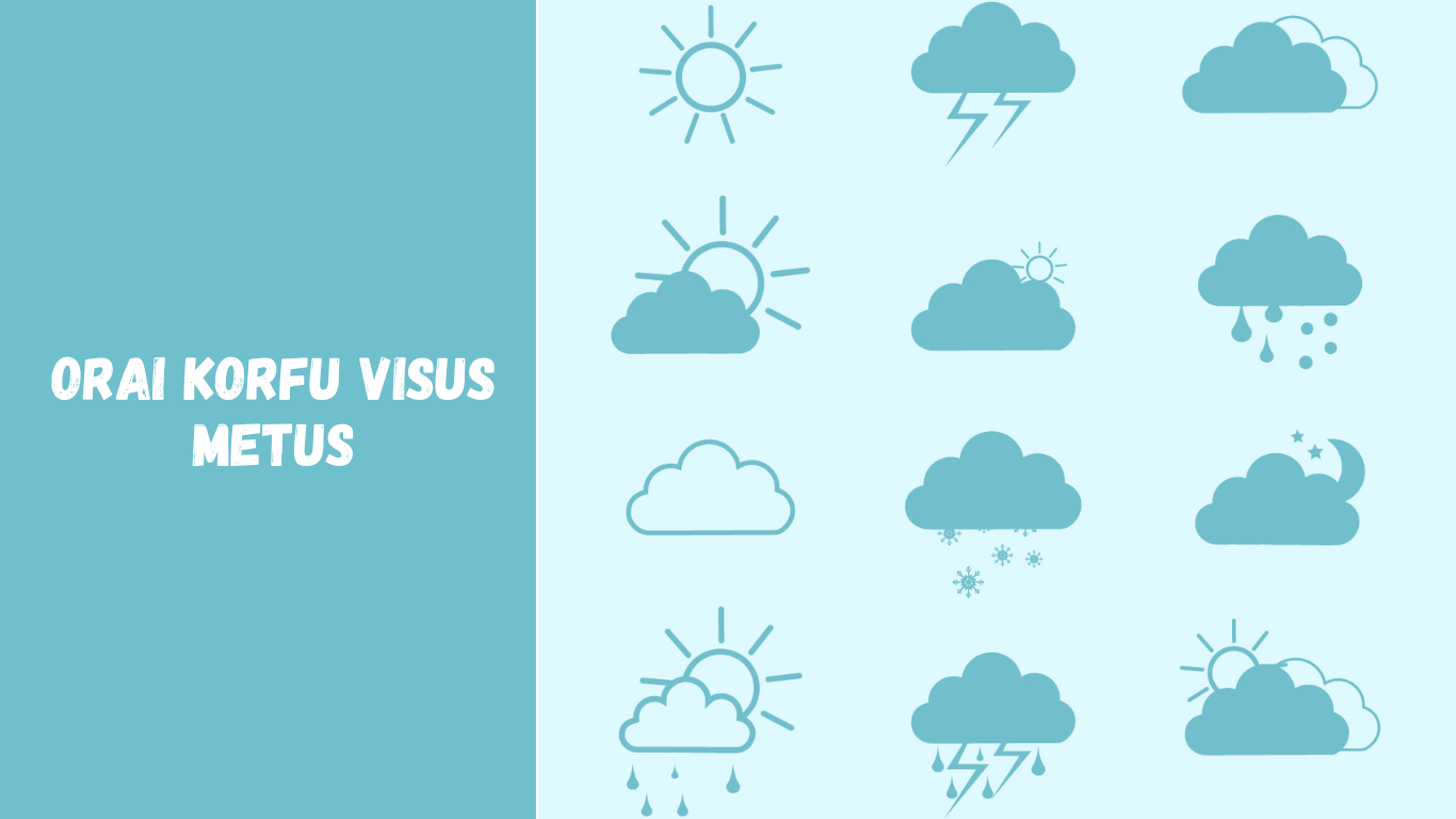 Orai Korfu visus metus: Jonijos jūros salos klimatas