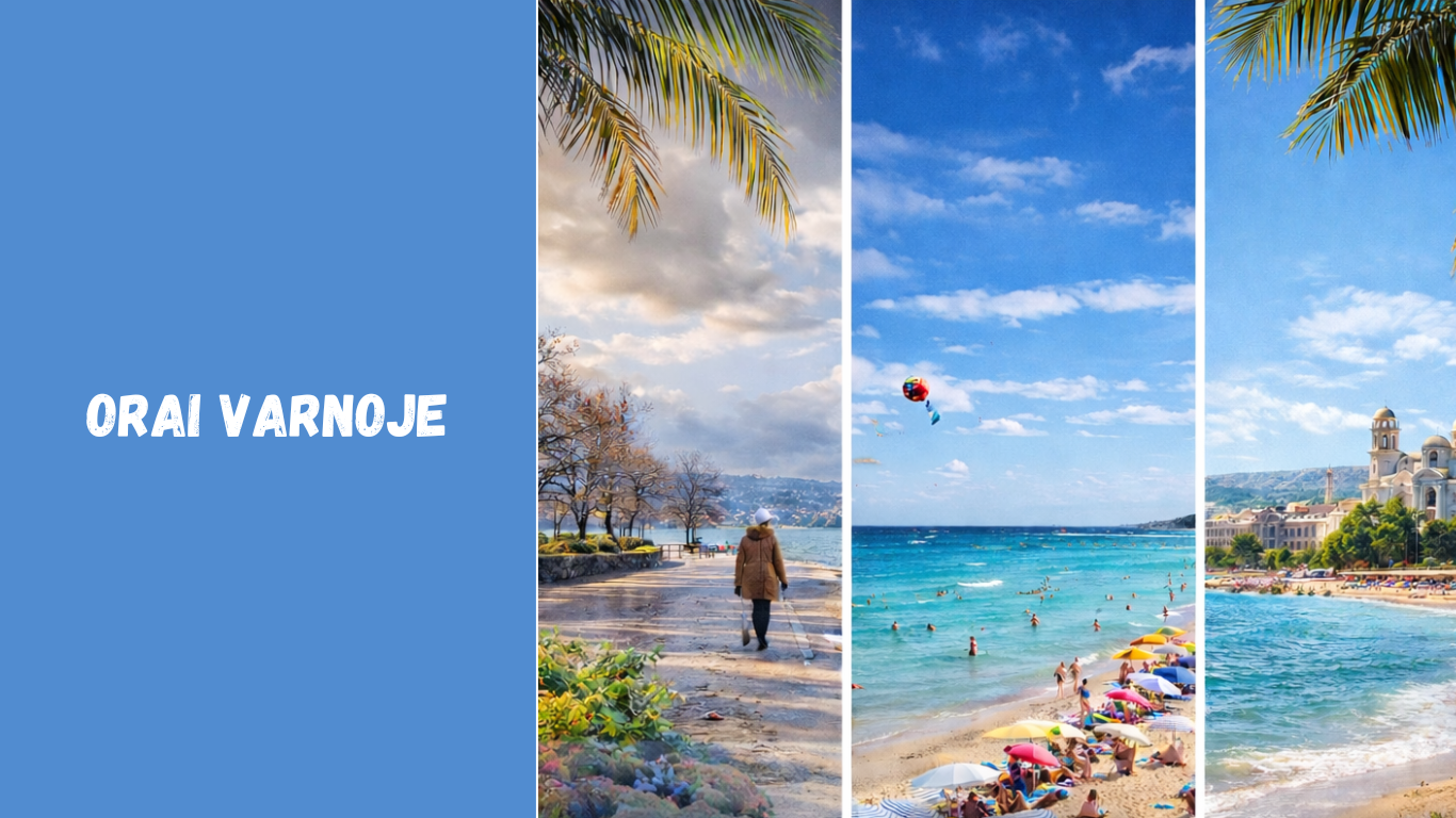 Orai Varnoje: kada geriausia planuoti kelionę?