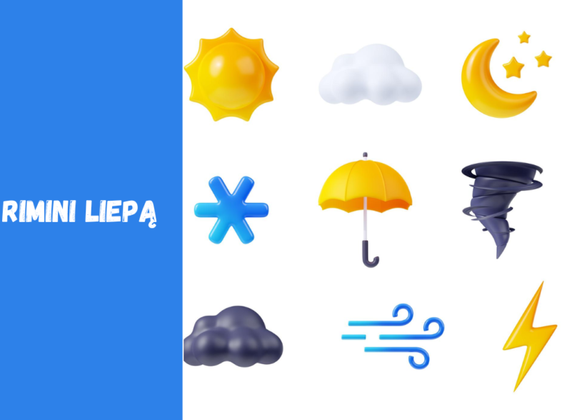 Orai Rimini liepą: vasaros karščiai ir poilsis prie jūros