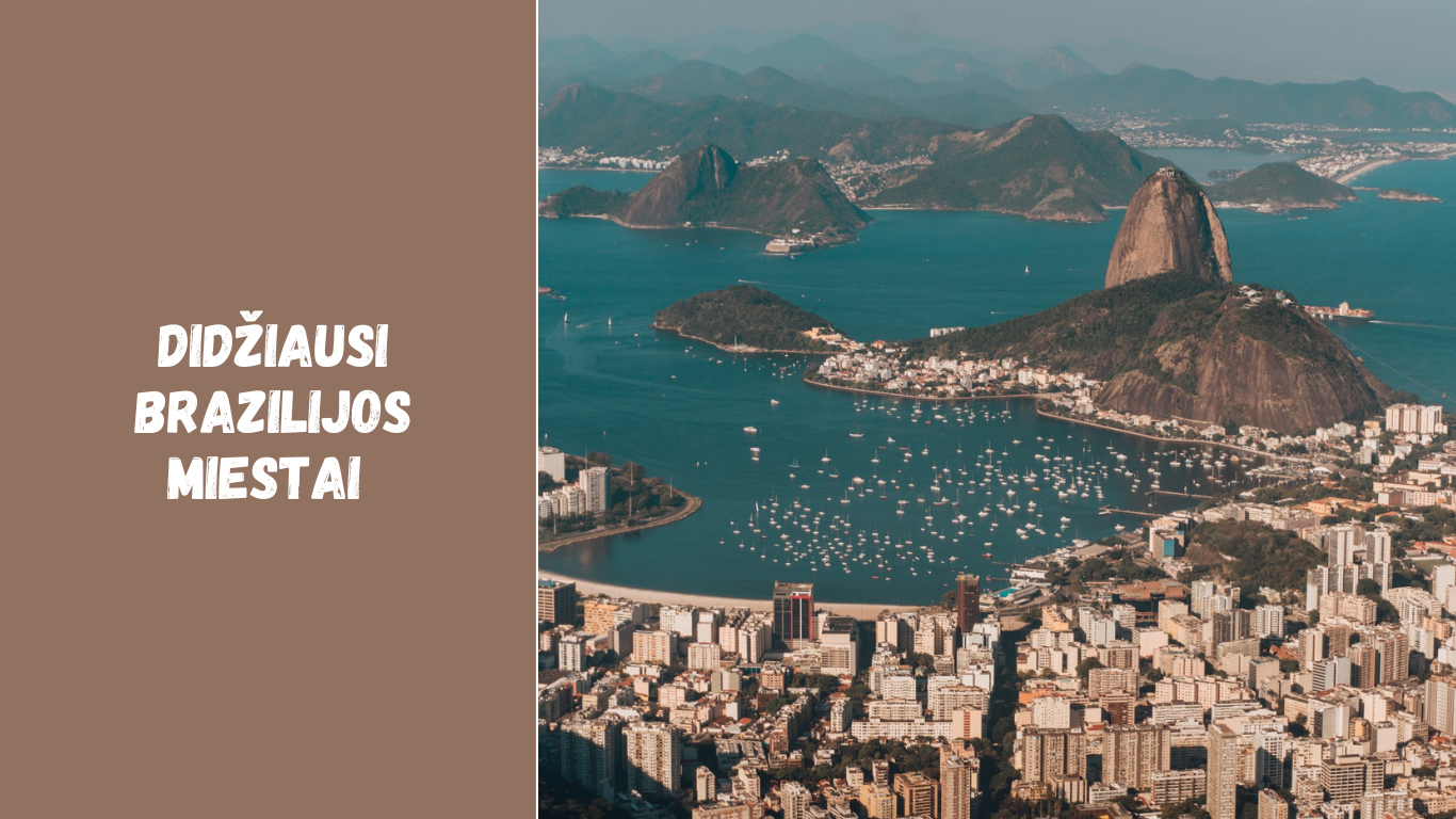 Didžiausi Brazilijos miestai ir jų sąrašas: svarbiausi šalies didmiesčiai