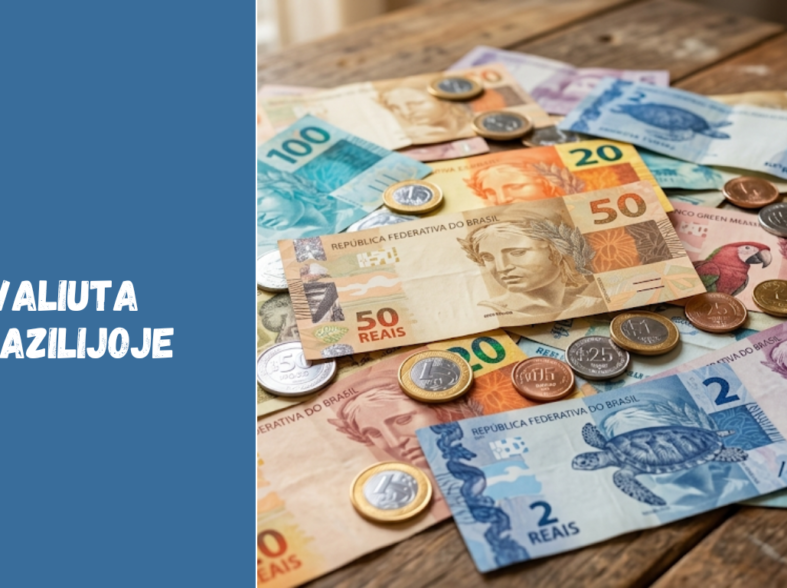 Valiuta Brazilijoje: realas, pinigai ir jų vertė eurais