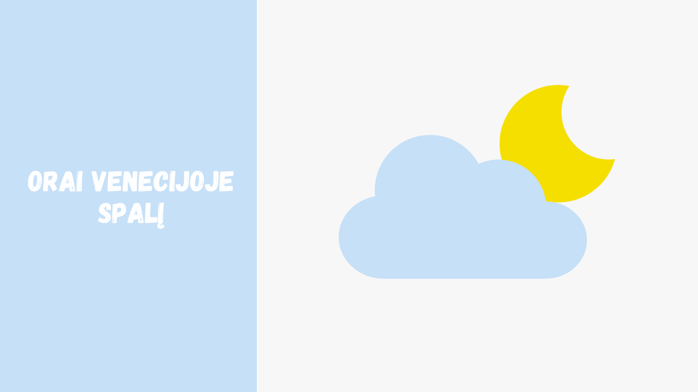 Orai Venecijoje spalį: rudens klimatas ir kelionių sąlygos