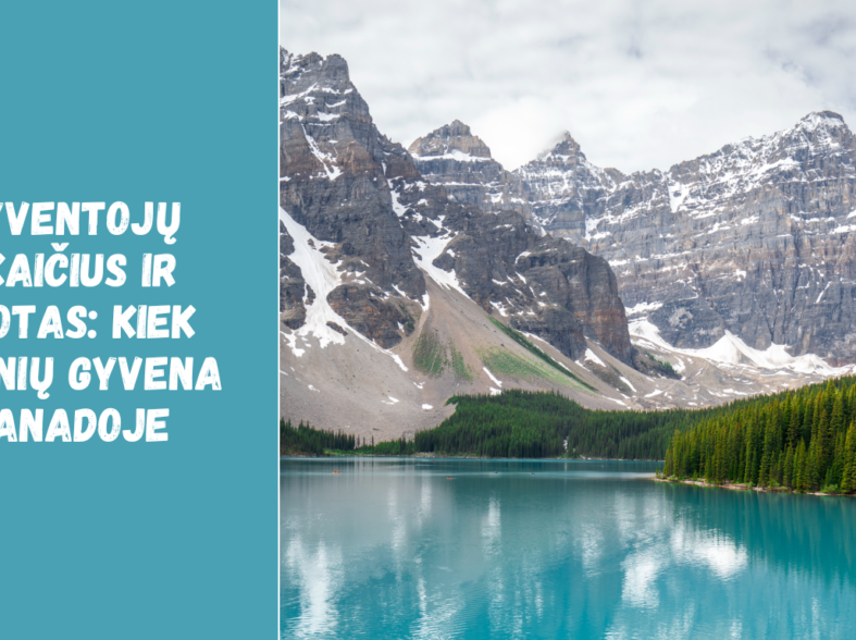 Gyventojų skaičius ir plotas: kiek žmonių gyvena Kanadoje