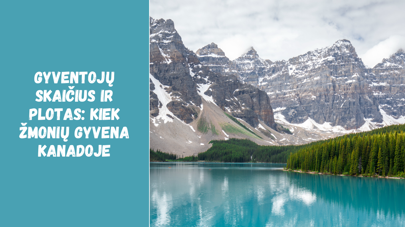 Gyventojų skaičius ir plotas: kiek žmonių gyvena Kanadoje