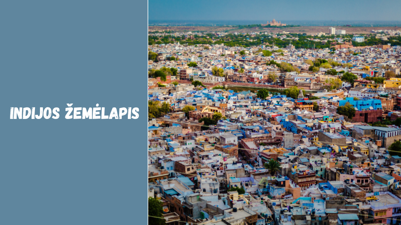 Indijos žemėlapis: ką būtina žinoti planuojant kelionę po šalį