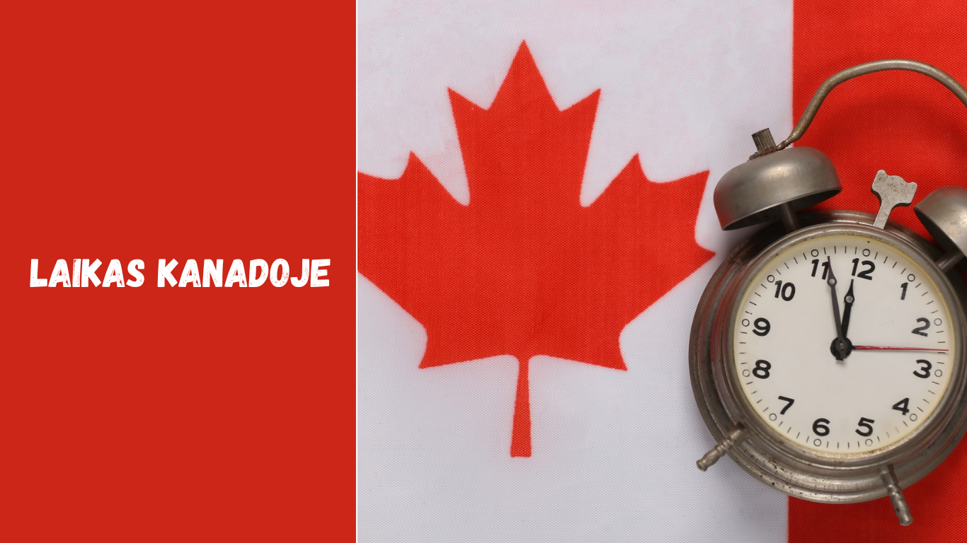 Laikas Kanadoje: laiko juostos ir skirtumas nuo Lietuvos