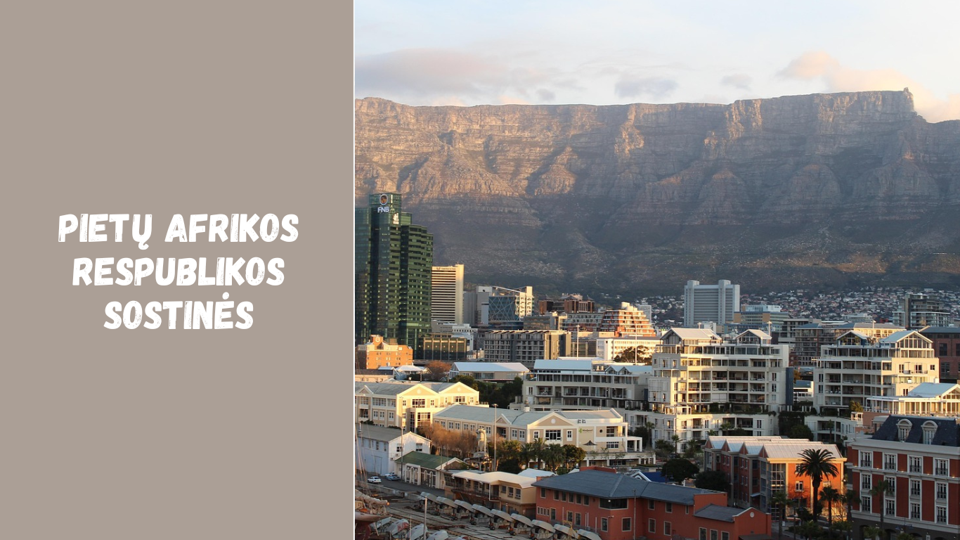 Pietų Afrikos Respublikos sostinės: Pretorija, Keiptaunas ar Bloemfonteinas?