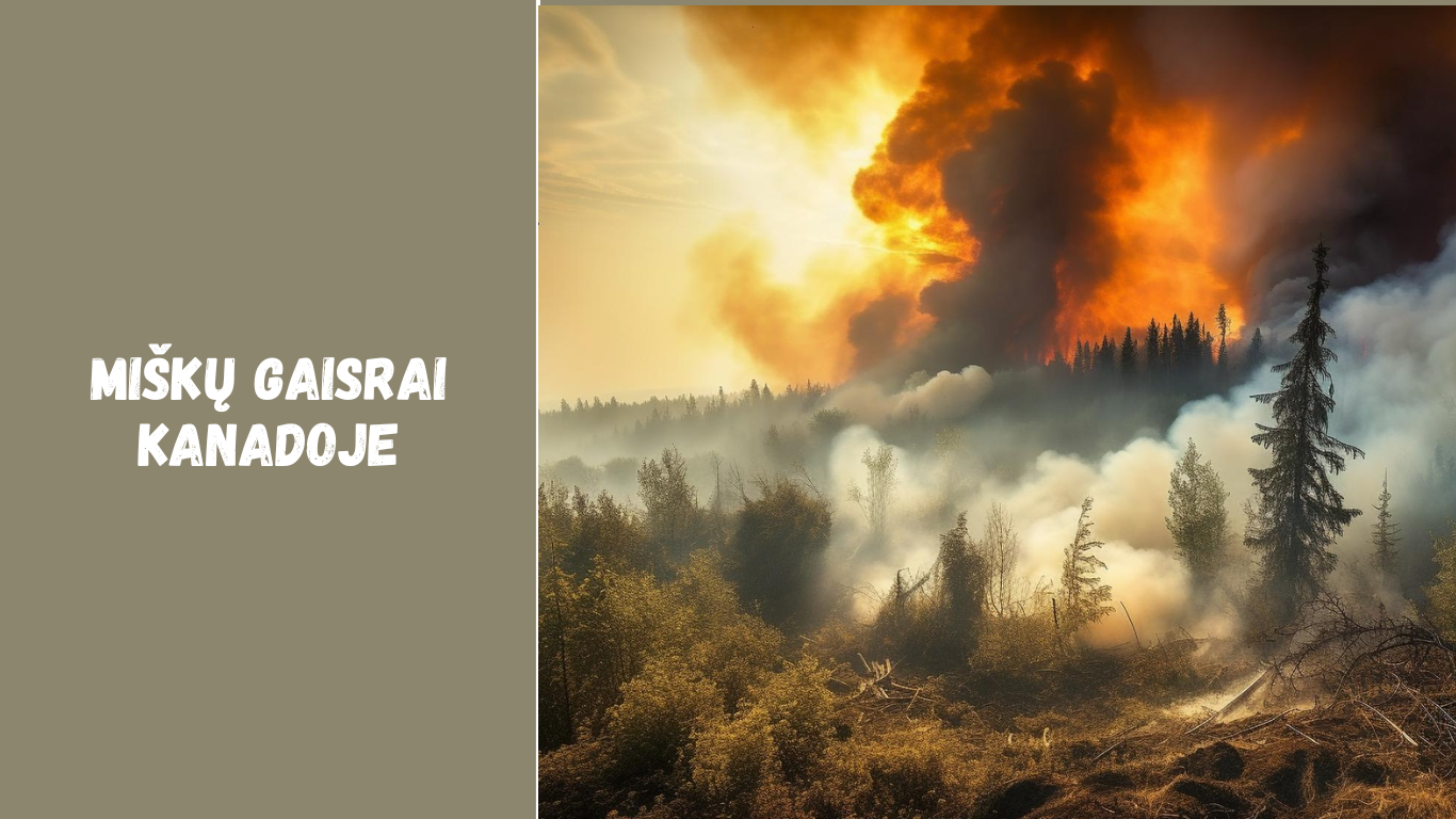 Miškų gaisrai Kanadoje: priežastys ir poveikis gamtai