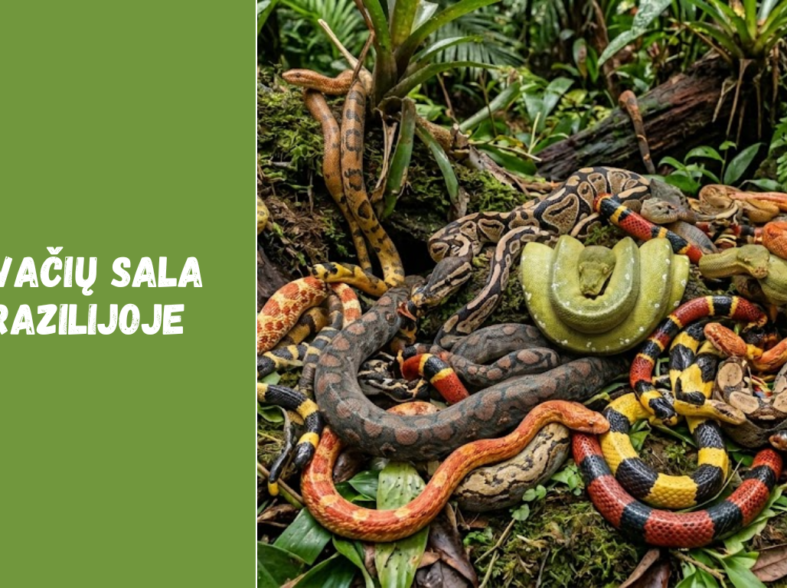 Gyvačių sala Brazilijoje – pavojingiausia sala pasaulyje