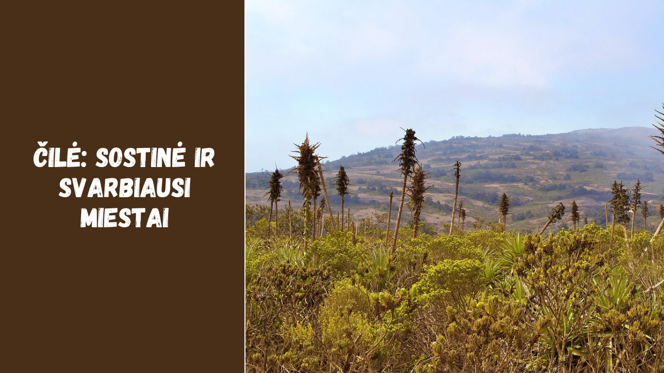 Čilė: sostinė ir svarbiausi miestai