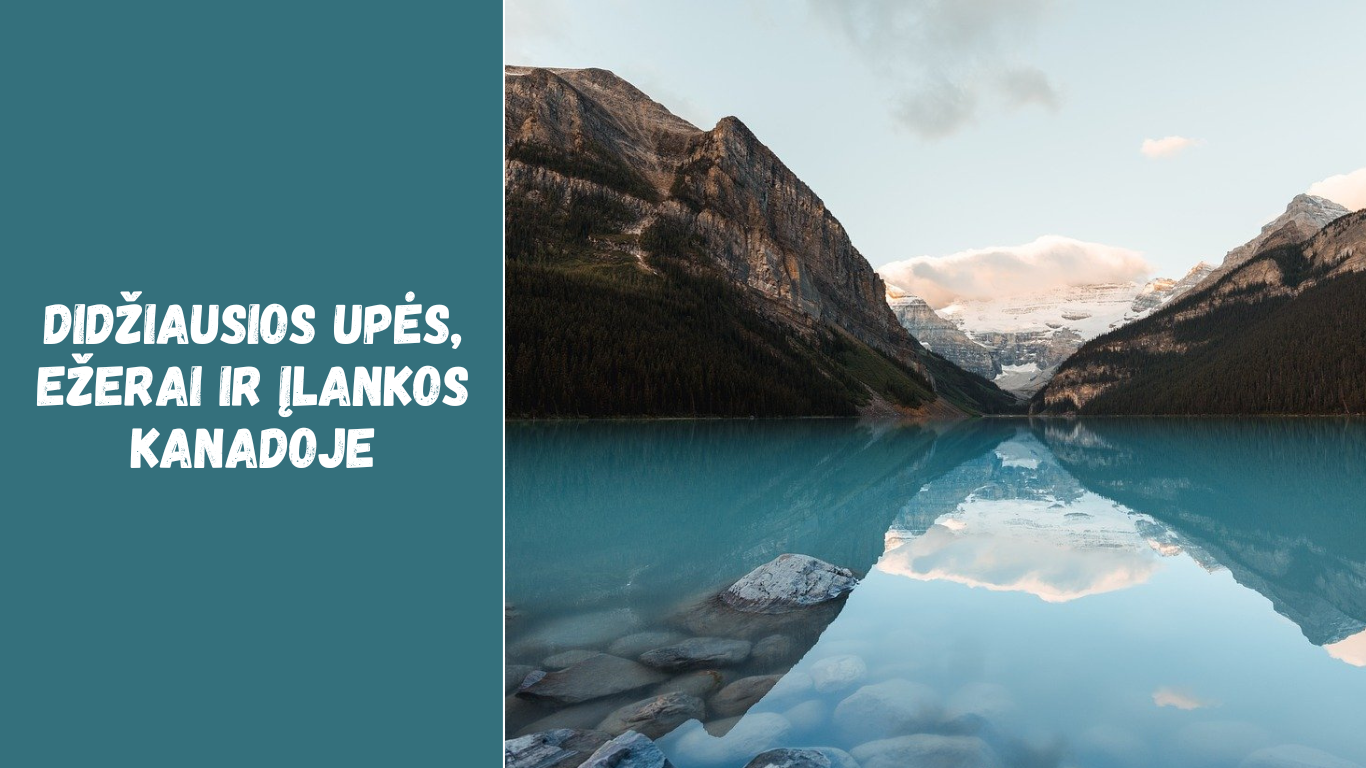 Didžiausios upės, ežerai ir įlankos Kanadoje