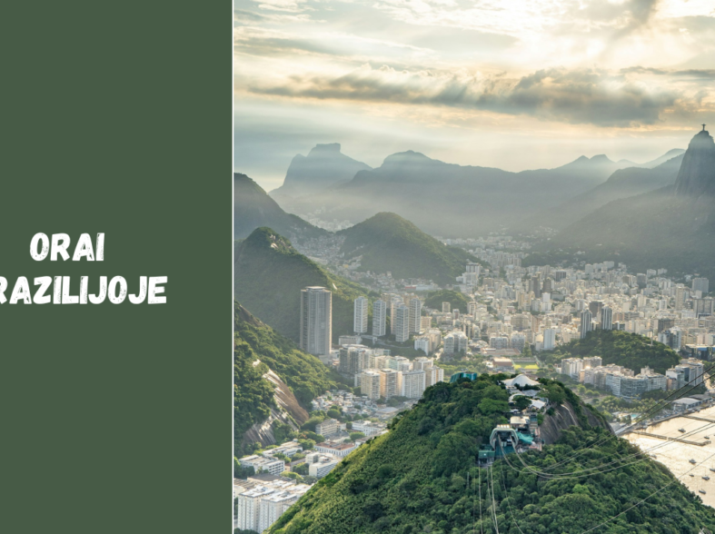 Orai Brazilijoje: klimatas, sezonai ir geriausias metas keliauti