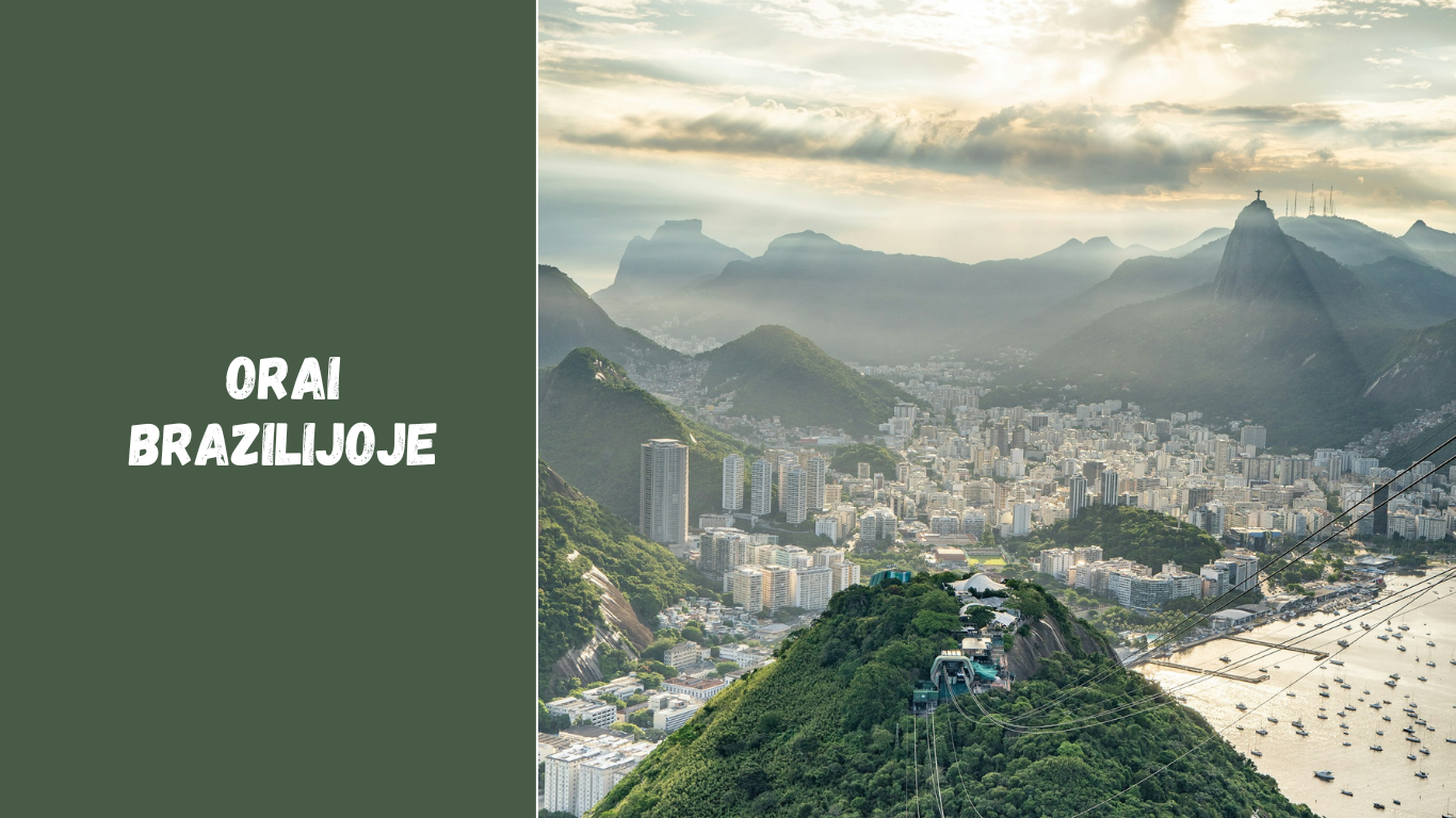 Orai Brazilijoje: klimatas, sezonai ir geriausias metas keliauti