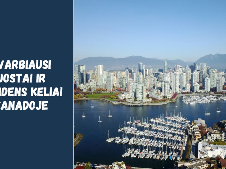 Svarbiausi uostai ir vandens keliai Kanadoje