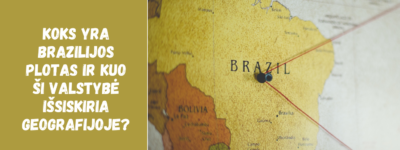 Koks yra Brazilijos plotas ir kuo ši valstybė išsiskiria geografijoje?