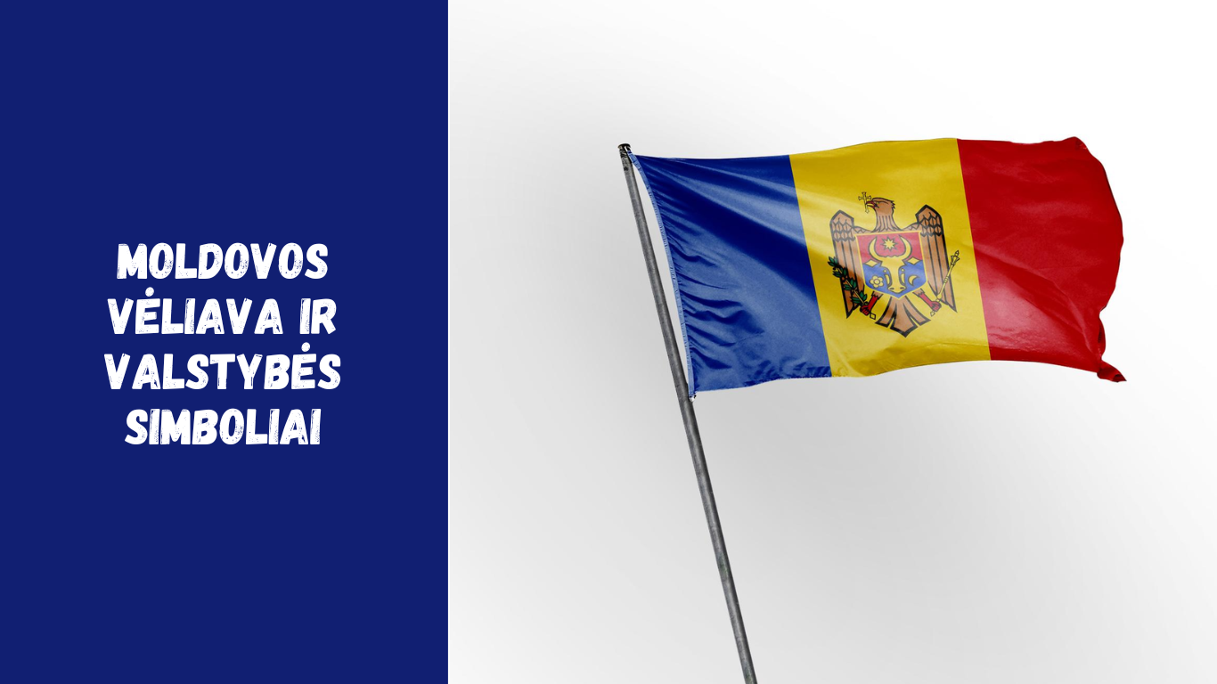 Moldovos vėliava ir valstybės simboliai