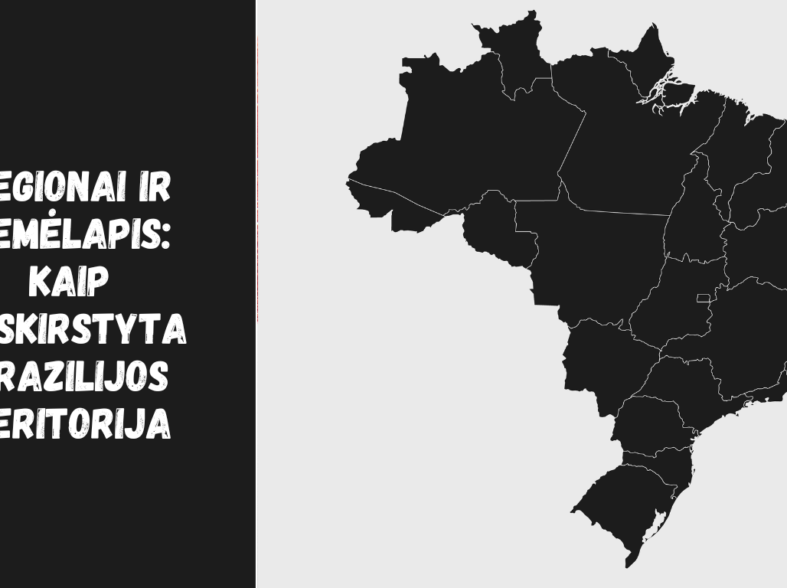 Regionai ir žemėlapis: kaip suskirstyta Brazilijos teritorija