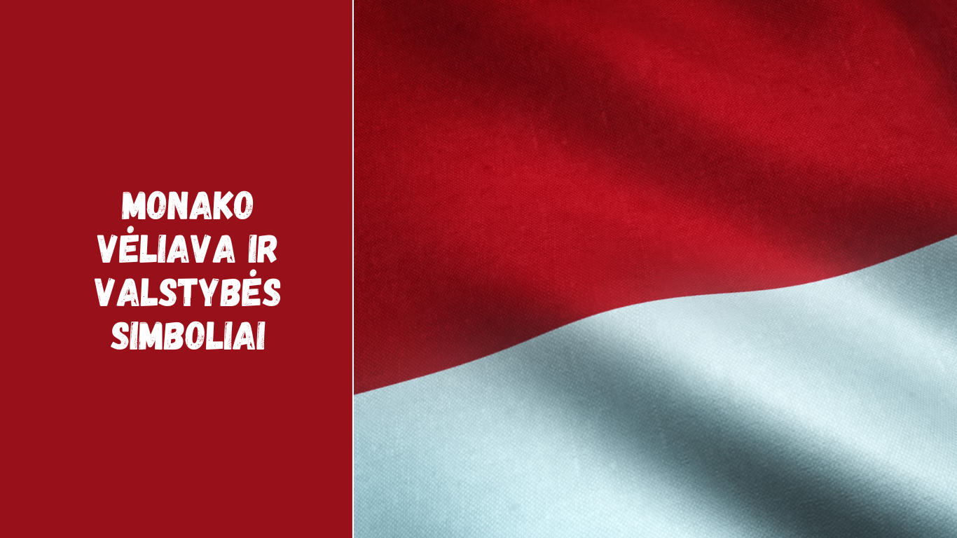 Monako vėliava ir valstybės simboliai