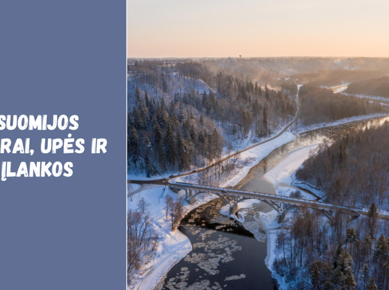 Suomijos ežerai, upės ir įlankos