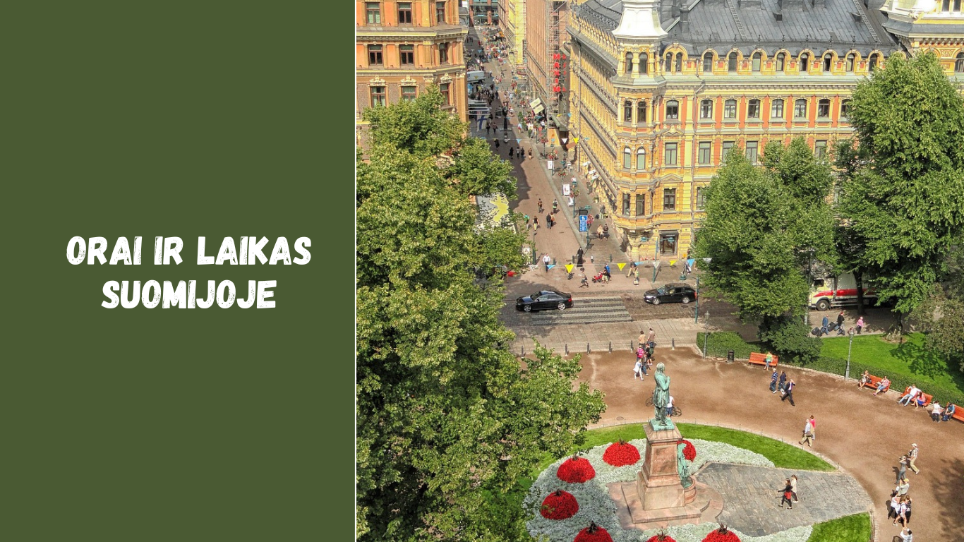 Orai ir laikas Suomijoje: kada keliauti ir koks laiko skirtumas