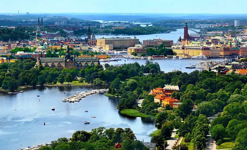 Orai Švedijoje pagal metų laikus