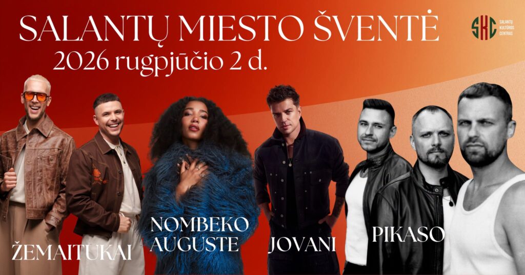 Salantų miesto šventė 2026 | Rugpjūčio 2 d.