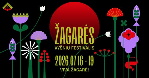 Žagarės vyšnių festivalis 2026 | Liepos 16–19 d.