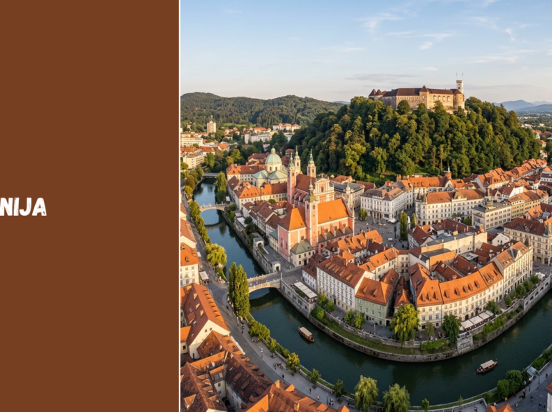 Iliustracija: Slovenija: sostinė, vėliava, valiuta, orai ir svarbiausi faktai