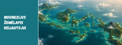 Indonezijos žemėlapis keliautojui: salos, regionai ir maršruto planas