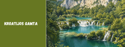 Kroatijos gamta: Plitvicos ežerai, kriokliai ir kalnai